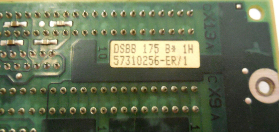 ABB DSBB 175 57310256-CC BACK PLANE