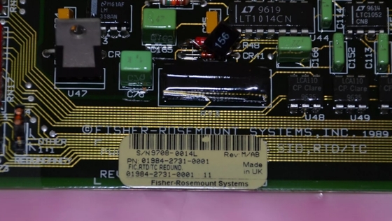 01984-2731-0001 Emerson Rosemount PLC Module Rack FIC RTD/TC